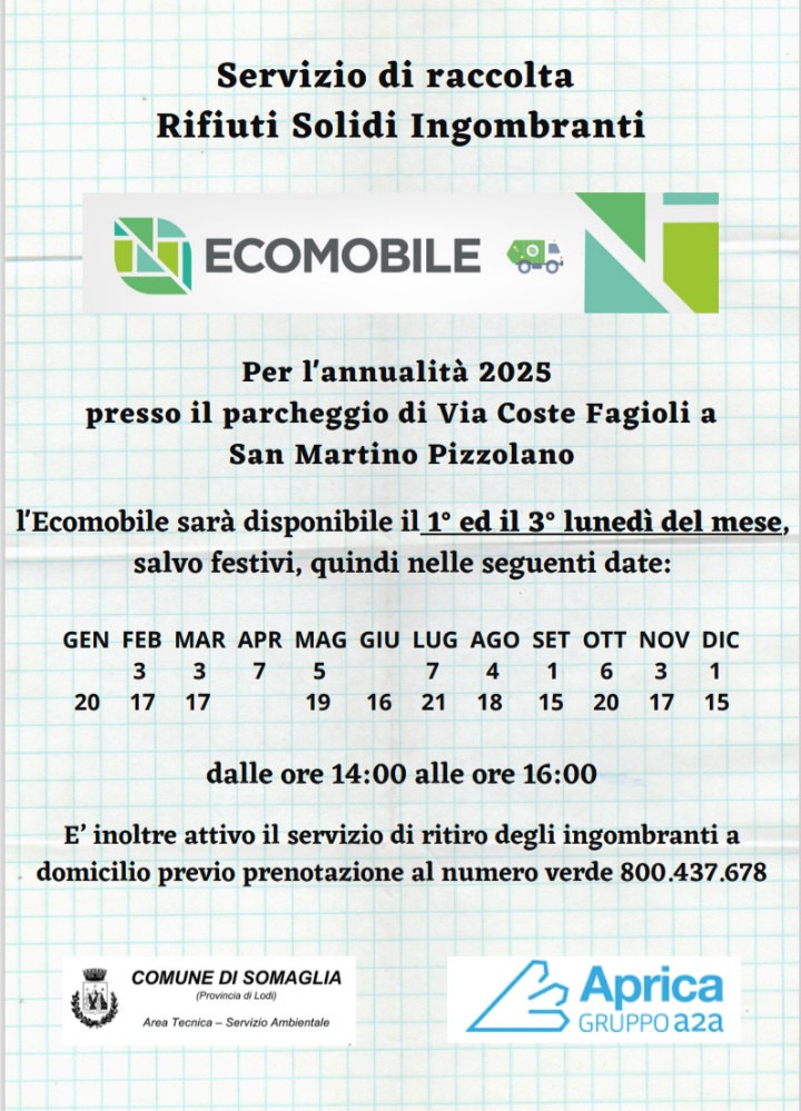 Servizio Ecomobile 2025 